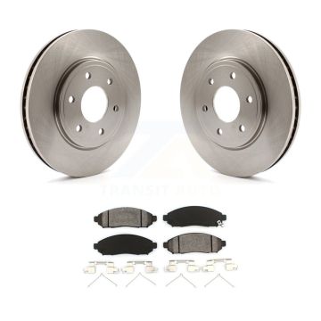 Front Disc Brake Rotors And Semi-Metallic Pads Kit For Nissan Frontier Suzuki Equator K8S-100464