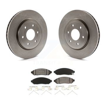 Front Disc Brake Rotor Semi-Metallic Pad Kit For Nissan Frontier Pathfinder Xterra Suzuki K8S-100466