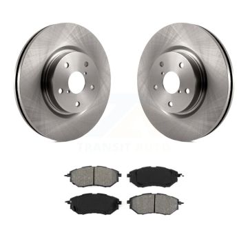Front Disc Brake Rotor And Semi-Metallic Pad Kit For Subaru Outback WRX Legacy Tribeca B9 K8S-100468