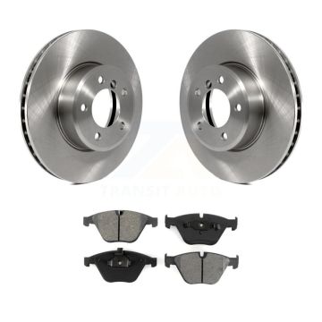 Front Brake Rotors & Semi-Metallic Pad Kit For BMW 530i 530xi 528i xDrive 525i 535i 535xi K8S-100475