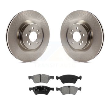 Front Brake Rotors & Semi-Metallic Pad Kit For Mercedes-Benz ML350 ML320 GL350 R350 GL320 K8S-100479