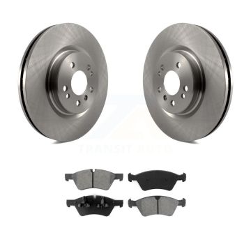 Front Brake Rotor And Semi-Metallic Pad Kit For Mercedes-Benz ML350 ML320 R350 ML500 R320 K8S-100480