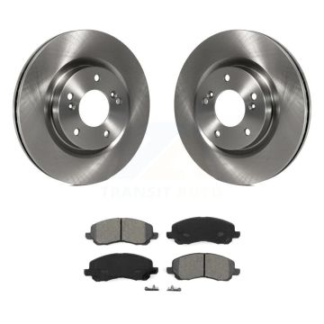 Front Disc Brake Rotors And Semi-Metallic Pads Kit For Mitsubishi Eclipse Galant K8S-100482