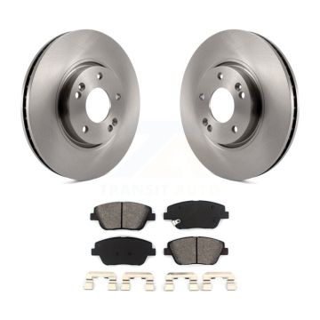Front Disc Brake Rotors And Semi-Metallic Pads Kit For Hyundai Sonata Kia Optima K8S-100489