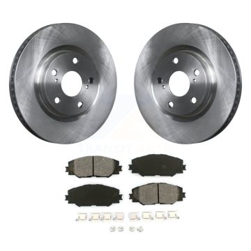 Front Brake Rotor Semi-Metallic Pad Kit For Toyota RAV4 Matrix Pontiac Vibe Scion Corolla K8S-100498