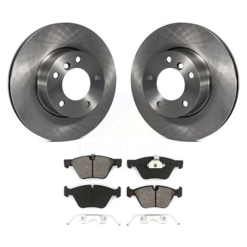 Front Disc Brake Rotors And Semi-Metallic Pad Kit For BMW 128i 328i 323i 328xi 325i 325xi K8S-100503