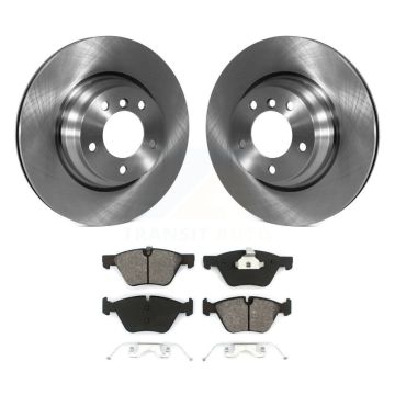 Front Disc Brake Rotors And Semi-Metallic Pads Kit For BMW X1 330i 330xi K8S-100505