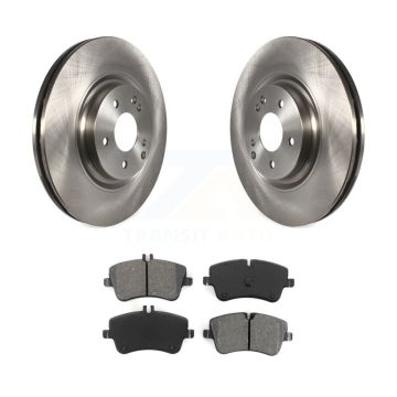 Front Brake Rotors Semi-Metallic Pad Kit For Mercedes-Benz SLK280 C320 With Sport Package K8S-100516