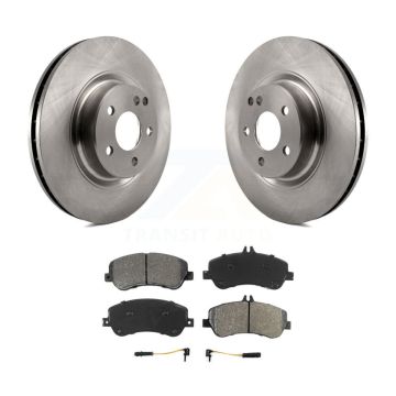 Front Disc Brake Rotors And Semi-Metallic Pads Kit For Mercedes-Benz GLK350 GLK250 K8S-100520