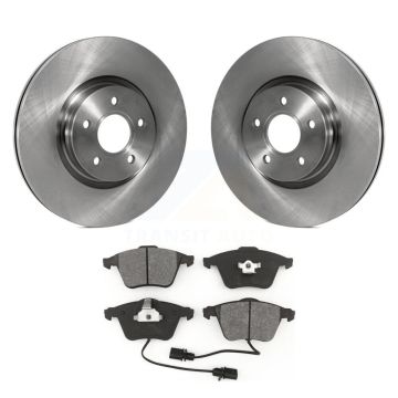 Front Disc Brake Rotors And Semi-Metallic Pads Kit For Volvo S40 V50 C70 K8S-100524