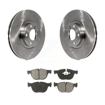 Front Disc Brake Rotors And Semi-Metallic Pads Kit For BMW X5 X6 K8S-100538