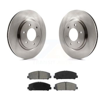 Front Disc Brake Rotor & Semi-Metallic Pad Kit For Nissan TITAN INFINITI Armada QX80 QX56 K8S-100548