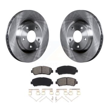 Front Disc Brake Rotors And Semi-Metallic Pads Kit For Nissan Rogue Select K8S-100551
