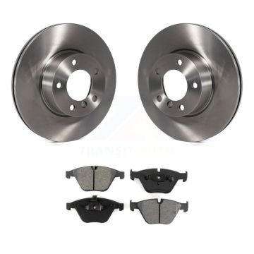 Front Disc Brake Rotors And Semi-Metallic Pads Kit For BMW 328i xDrive X1 328xi K8S-100560