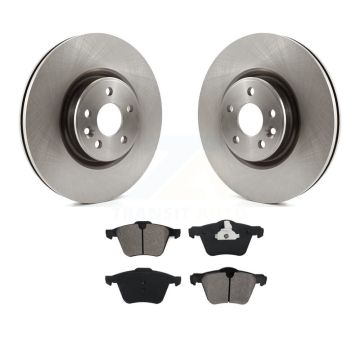 Front Disc Brake Rotors And Semi-Metallic Pads Kit For Volvo XC70 S60 V60 S80 V70 K8S-100561