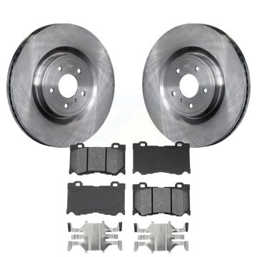 Front Brake Rotor & Semi-Metallic Pad Kit For INFINITI Q50 G37 Nissan 370Z Q60 M37 FX50 Z K8S-100564