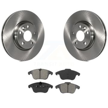 Front Brake Rotors & Semi-Metallic Pad Kit For Volvo Land Rover Range Evoque XC70 S60 V60 K8S-100578