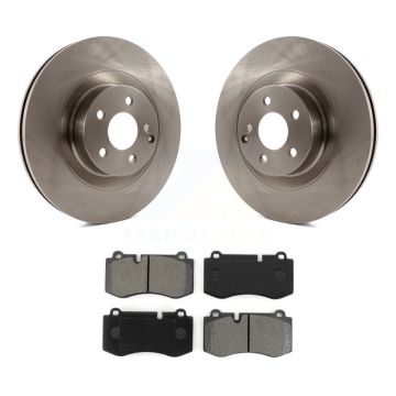 Front Brake Rotor Semi-Metallic Pad Kit For Mercedes-Benz S550 S450 SL550 CL550 S350 S400 K8S-100583