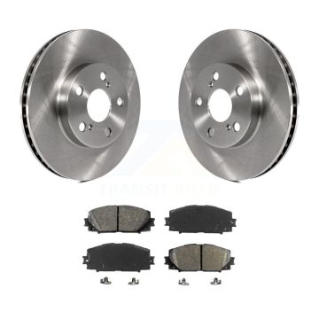 Front Disc Brake Rotors And Semi-Metallic Pads Kit For Toyota Prius Lexus CT200h Plug-In K8S-100584