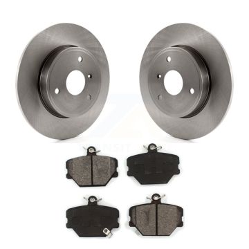 Front Disc Brake Rotors And Semi-Metallic Pads Kit For Smart Fortwo K8S-100597