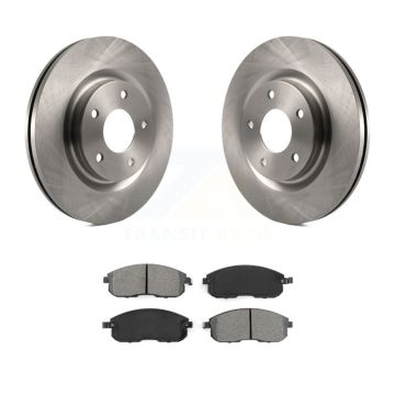 Front Disc Brake Rotors And Semi-Metallic Pads Kit For Nissan Sentra Juke K8S-100602