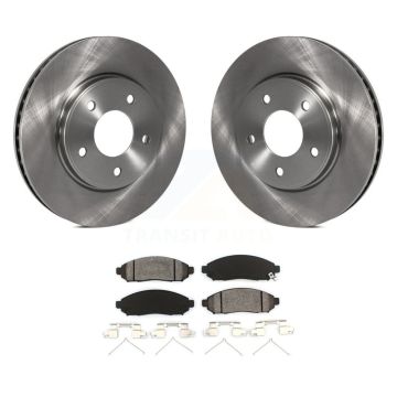 Front Disc Brake Rotor Semi-Metallic Pad Kit For Nissan NV200 LEAF Chevrolet City Express K8S-100603