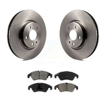 Front Disc Brake Rotor & Semi-Metallic Pad Kit For Audi A4 Quattro Q5 A5 allroad A7 S5 A6 K8S-100615