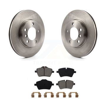 Front Disc Brake Rotors And Semi-Metallic Pads Kit For Mini Cooper Countryman Paceman K8S-100622