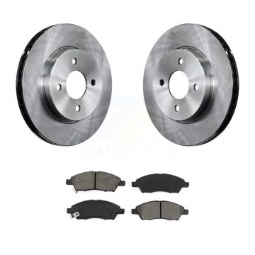 Front Disc Brake Rotors And Semi-Metallic Pads Kit For Nissan Micra Versa Note K8S-100627