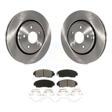 Front Disc Brake Rotors And Semi-Metallic Pads Kit For Honda Odyssey Passport K8S-100642
