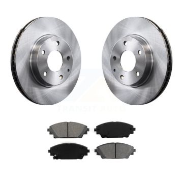 Front Disc Brake Rotors And Semi-Metallic Pads Kit For Mazda 3 CX-3 Sport K8S-100654