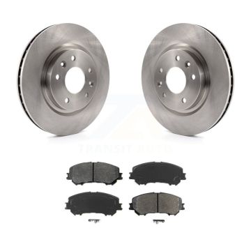 Front Disc Brake Rotors And Semi-Metallic Pads Kit For Nissan Rogue Sport Qashqai K8S-100659