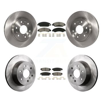 Front Rear Brake Rotor & Semi-Metallic Pad Kit For Chevrolet Avalanche Cadillac GMC Tahoe K8S-100798