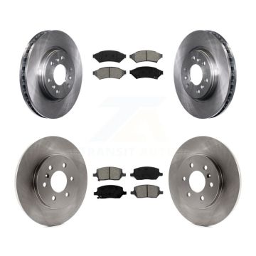 Front Rear Brake Rotor Semi-Metallic Pad Kit For Pontiac Montana Chevrolet Uplander Buick K8S-100810