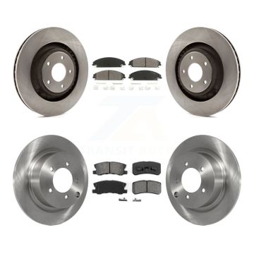 Front Rear Disc Brake Rotors And Semi-Metallic Pads Kit For 2008-2009 Dodge Caliber SRT-4 K8S-101007
