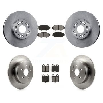 Front Rear Disc Brake Rotor Semi-Metallic Pad Kit For Lexus SC430 IS300 GS300 GS400 GS430 K8S-101066
