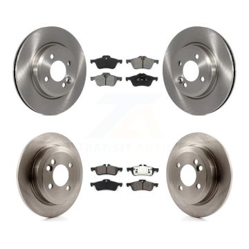 Front Rear Disc Brake Rotors And Semi-Metallic Pads Kit For Mini Cooper K8S-101210