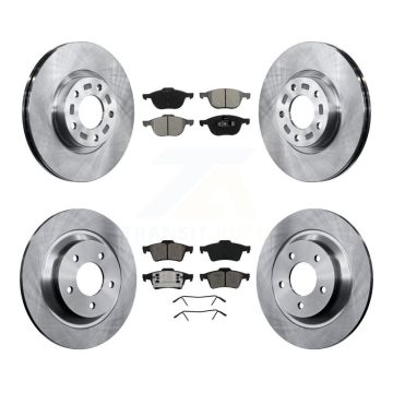 Front Rear Disc Brake Rotors And Semi-Metallic Pads Kit For 2006 Mazda 5 To 02 06 K8S-101239