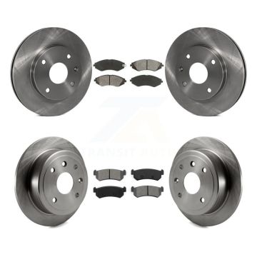 Front Rear Disc Brake Rotor Semi-Metallic Pad Kit For Chevrolet Optra Suzuki Forenza Reno K8S-101256