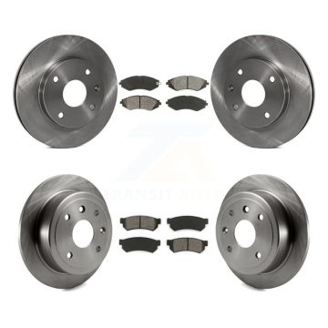 Front Rear Disc Brake Rotor Semi-Metallic Pad Kit For Chevrolet Optra Suzuki Forenza Reno K8S-101257