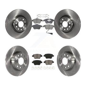 Front Rear Disc Brake Rotors And Semi-Metallic Pads Kit For 2012-2014 Volkswagen Passat K8S-101282