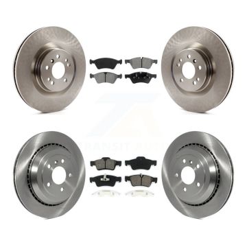 Front Rear Brake Rotors & Semi-Metallic Pad Kit For Mercedes-Benz ML350 GL350 GL320 GL450 K8S-101290