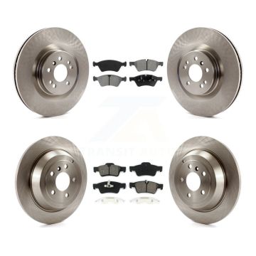 Front Rear Disc Brake Rotors And Semi-Metallic Pads Kit For Mercedes-Benz ML320 K8S-101291