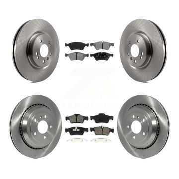 Front Rear Disc Brake Rotors Semi-Metallic Pad Kit For Mercedes-Benz ML500 R320 R350 R500 K8S-101292