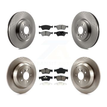 Front Rear Brake Rotor And Semi-Metallic Pad Kit For Mercedes-Benz ML350 ML320 ML500 R320 K8S-101293