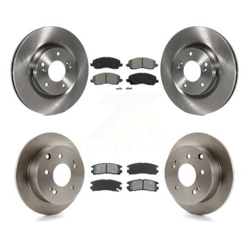Front Rear Disc Brake Rotors And Semi-Metallic Pads Kit For Mitsubishi Eclipse Galant K8S-101296