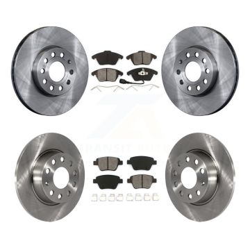 Front Rear Disc Brake Rotors And Semi-Metallic Pads Kit For Volkswagen Beetle K8S-101299