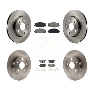 Front Rear Disc Brake Rotors And Semi-Metallic Pads Kit For 2008-2015 Scion xB K8S-101325