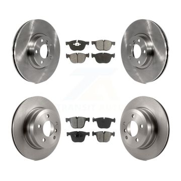 Front Rear Disc Brake Rotors & Semi-Metallic Pad Kit For 2009 BMW X6 xDrive35i From 10 08 K8S-101369
