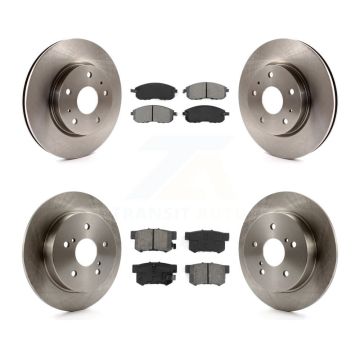 Front Rear Disc Brake Rotors And Semi-Metallic Pads Kit For Suzuki SX4 Crossover K8S-101382